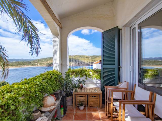 South facing Garden villa with panoramic views. Fornells playa. Menorca