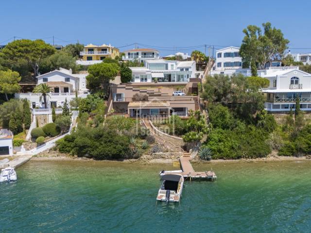 Exclusive, one-of-a-kind waterfront home overlooking Mahón Harbour, Menorca.