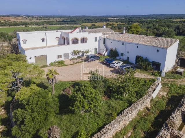 Splendid rural estate with cattle farm to the south of Ciudadela, Menorca