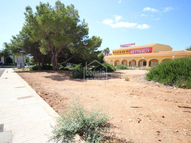 Large building plot in the urbanisation of Son Xoriguer, Ciutadella, Menorca