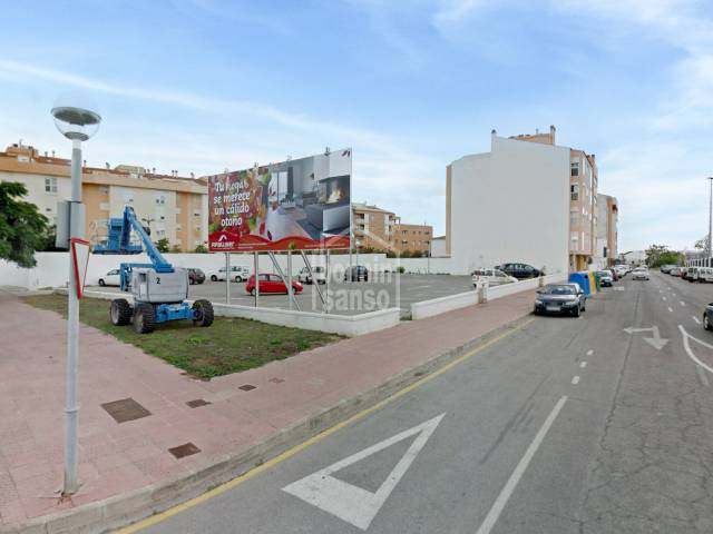Building plot for apartment block in Mahón, Menorca
