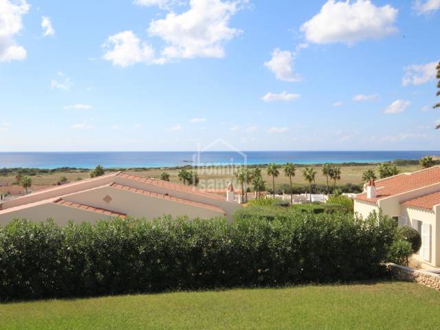 Semi detached villa with wonderful sea views in Torre Soli, Menorca