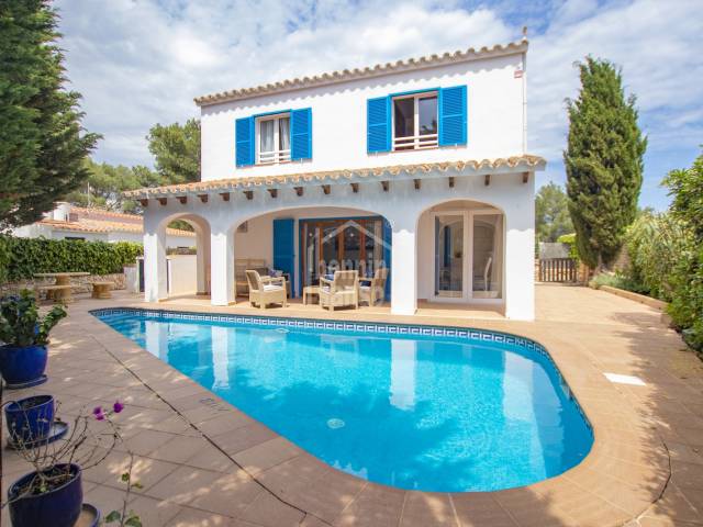 Beautiful villa with tourist license in Binibeca Vell, Menorca.