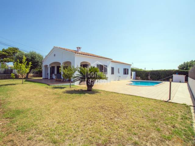 Lovely villa with pool in Son Ganxo, Menorca