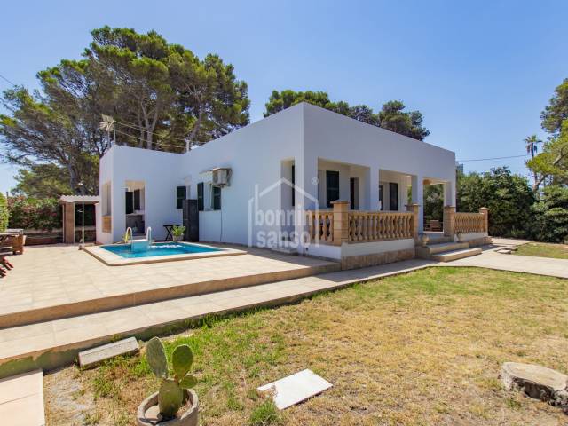 Attractive villa next to the beach of Cala Blanca, Ciutadella, Menorca