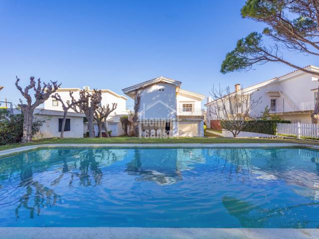 Large Family home with Pool and Garden in Mahon Menorca.