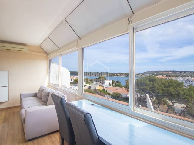 Penthouse with impresive views of the Port of Mahon. Menorca