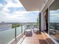 Vistas panorámicas desde este magnifico apartamento en Coves Noves, Menorca