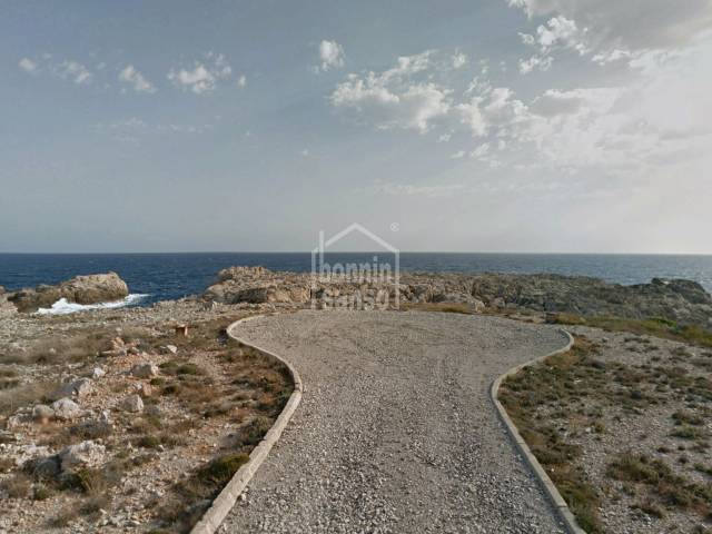 Venta conjunta de dos parcelas en primera linea en Punta Grossa, Menorca