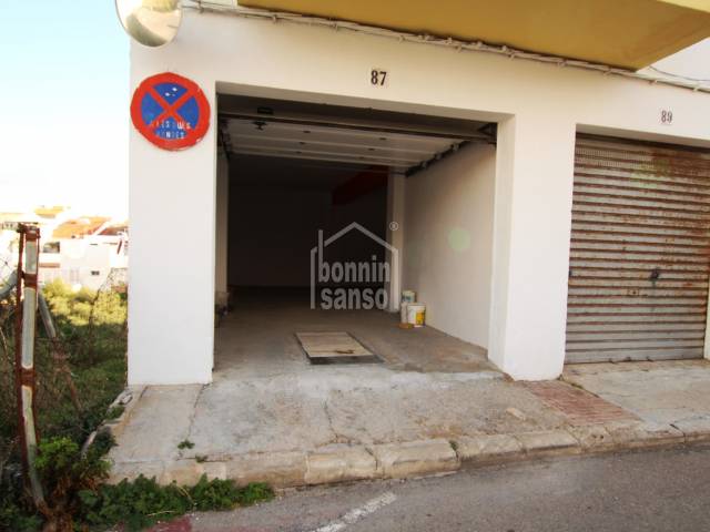 Two garages Mahon, Menorca