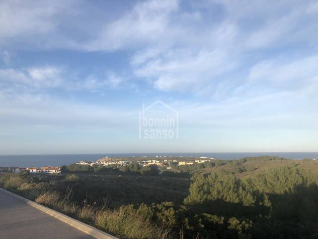 Building plot with sea views. Menorca