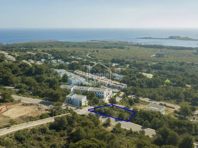 Fabulous plot of land in Coves Noves with sea views, Menorca