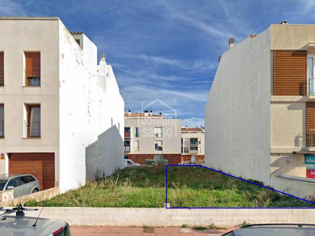 Superb plot of land near the Paseo Maritimo, Ciutadella, Menorca