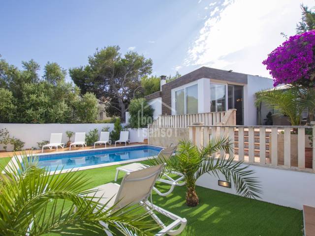 Modern villa in Trebaluger, Menorca