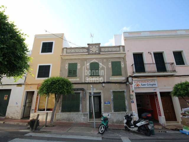 Impressive town house in the centre of Alayor, Menorca