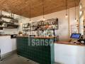 Small restaurant on the beach at Son Xoriguer, Ciutadella, Menorca, Balearic Islands