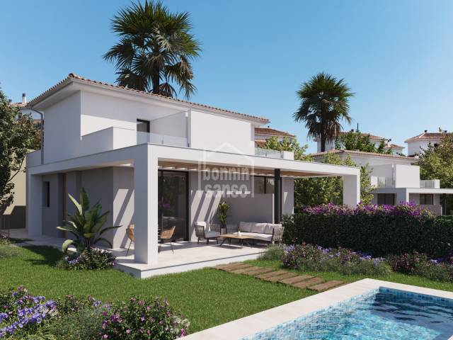 Houses with two, three or four bedrooms, Cala Romantica, Mallorca