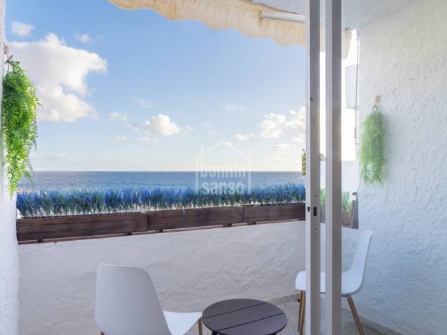 Spacious apartment in Cala Torret with sea views, San Luis, Menorca