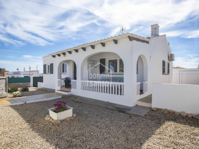 Lovely Villa withTourist License in Calan Porter, Menorca.